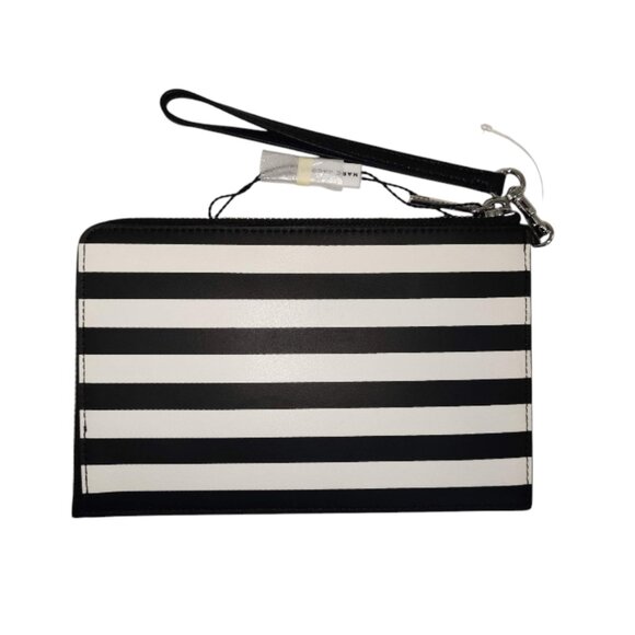 Marc Jacobs × Betty Boop Black & White Striped Wristlet Wallet Limited Edition - Picture 2 of 9